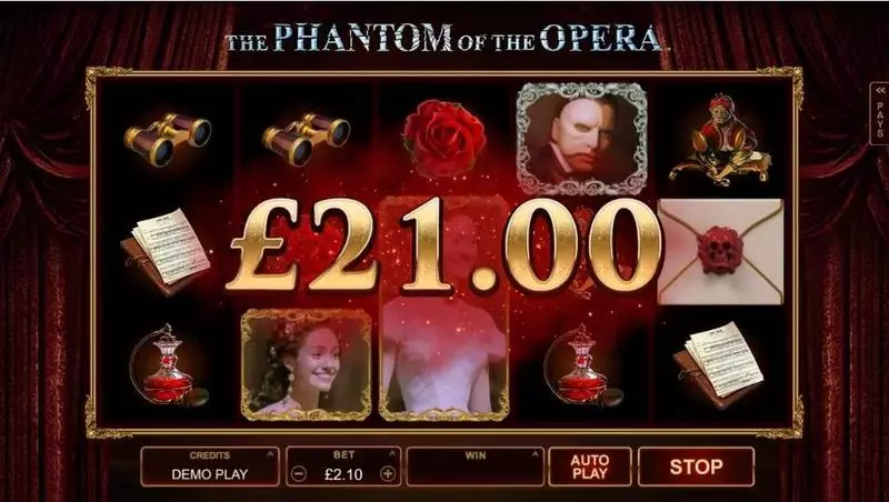 Play The Phantom of the Opera Slot Bonus 1
