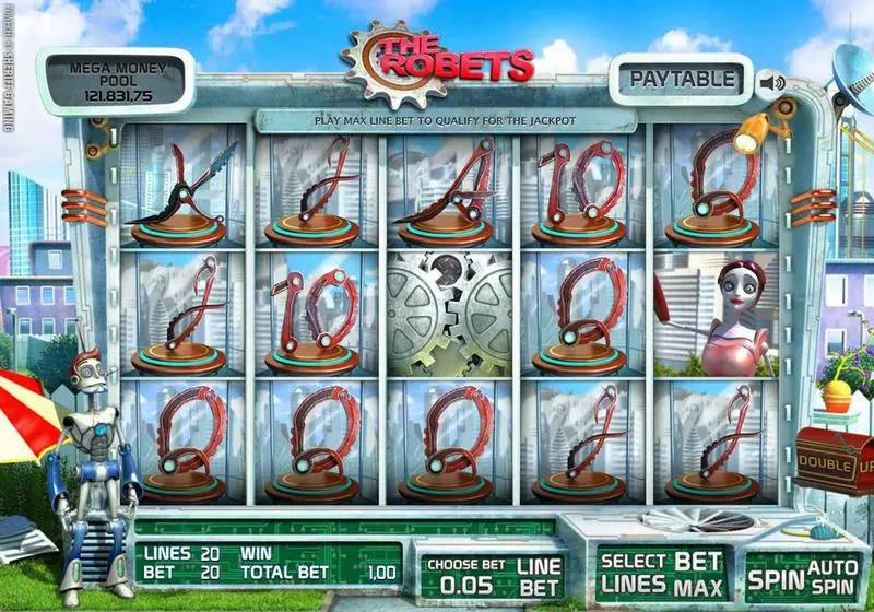 Play The Robets Slot Main Screen Reels