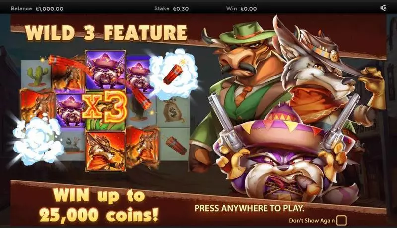 Play The Wild 3  Slot Info and Rules