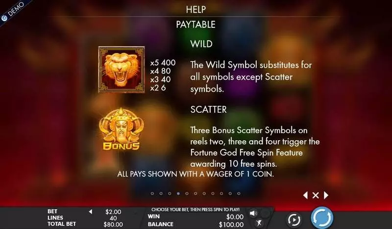 Play Tiger Temple Slot Bonus 1