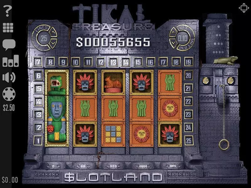 Play Tikal Treasure Slot Main Screen Reels