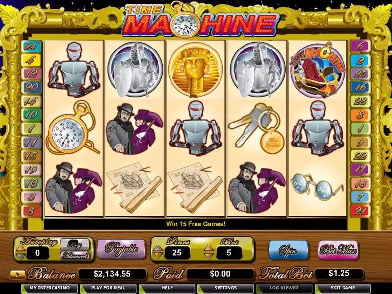 Play Time Machine Slot Main Screen Reels