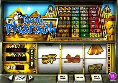 Play Tomb Of The Pharaoh Slot Main Screen Reels
