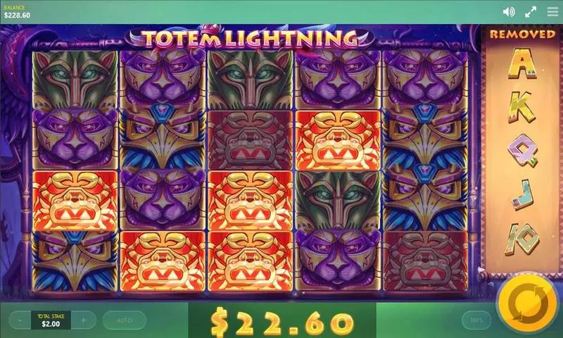 Play Totem Lightning Slot Main Screen Reels