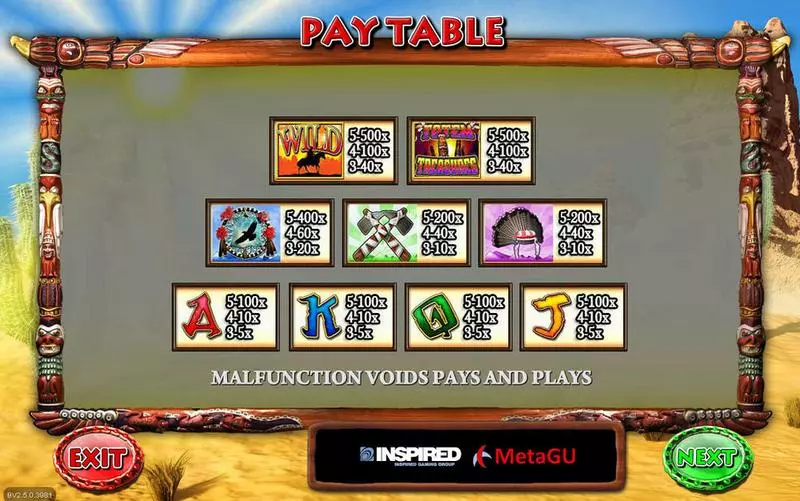 Play Totem Treasures Slot Info and Rules