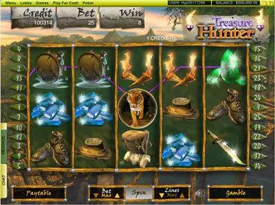 Play Treasure Hunter Slot Main Screen Reels