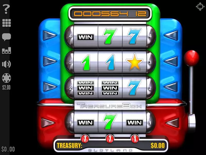 Play TreasureBox Slot Main Screen Reels