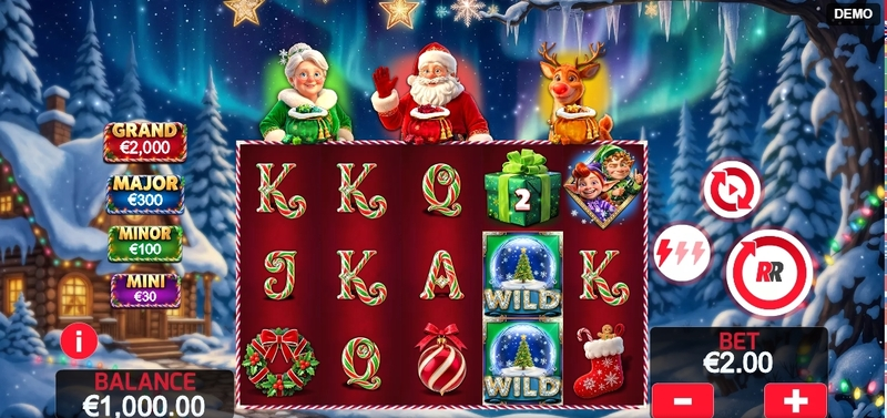 Play Triple Christmas Slot Main Screen Reels