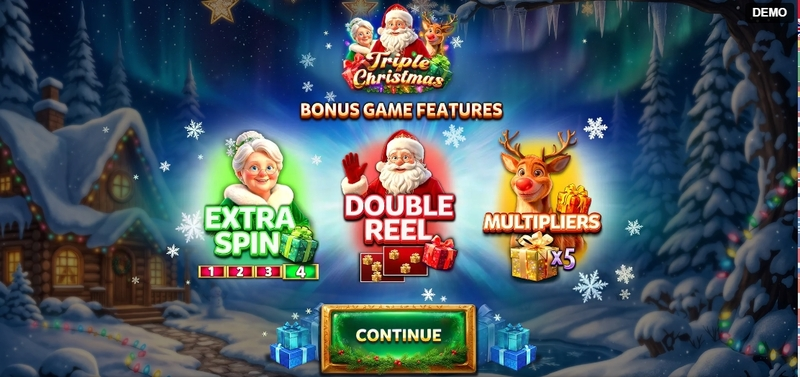 Play Triple Christmas Slot Info and Rules