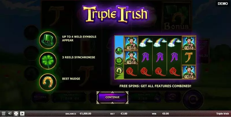 Play Triple Irish Slot Info and Rules