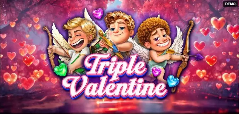 Play Triple Valentine Slot Introduction Screen