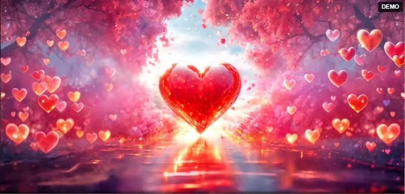 Play Triple Valentine Slot Introduction Screen