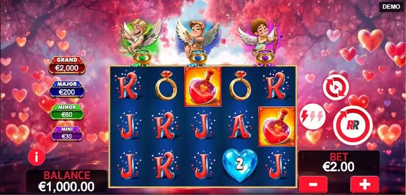 Play Triple Valentine Slot Main Screen Reels