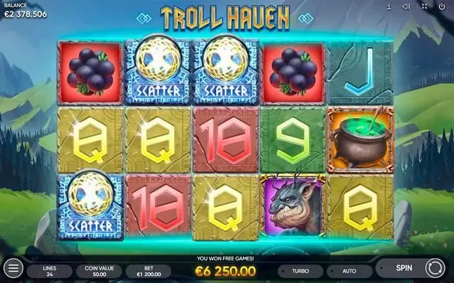 Play Troll Haven Slot Main Screen Reels