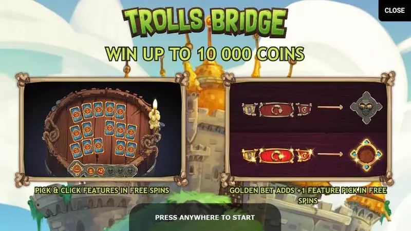 Play Trolls Bridge Slot Bonus 1