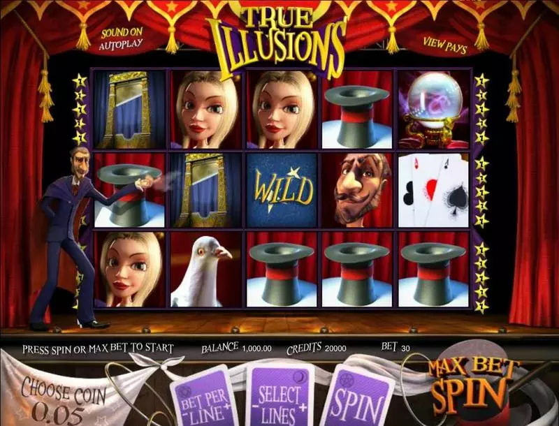 Play True illusion Slot Main Screen Reels