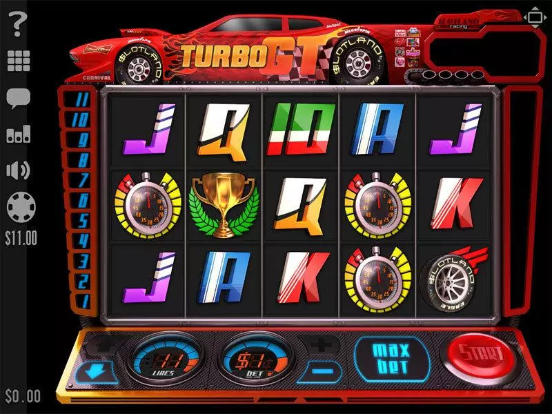 Play Turbo GT Slot Main Screen Reels