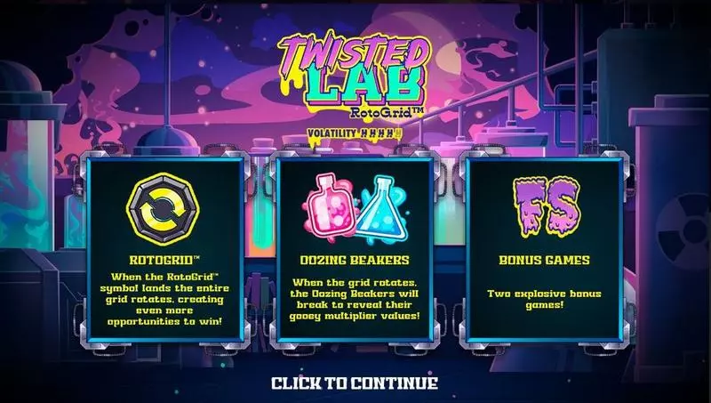 Play Twisted Lab Slot Info and Rules