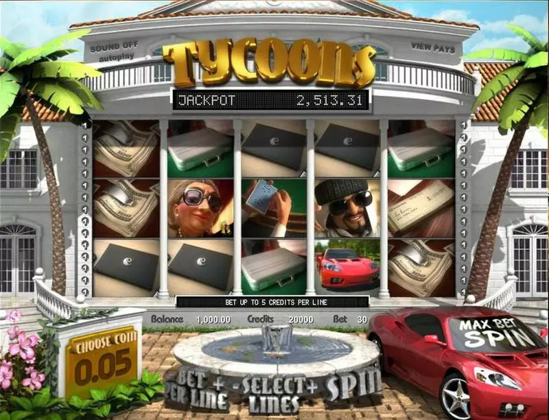 Play Tycoons Slot Main Screen Reels