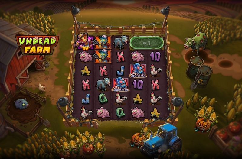 Play Undead Farm Slot Main Screen Reels