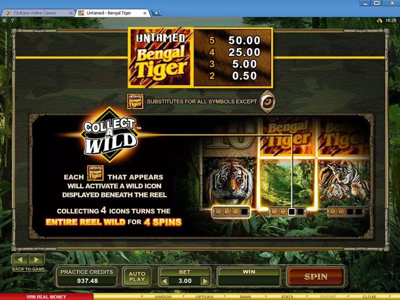 Play Untamed - Bengal Tiger Slot Bonus 1