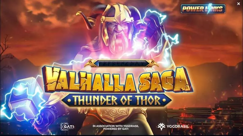 Play Valhalla Saga: Thunder of Thor Slot Introduction Screen