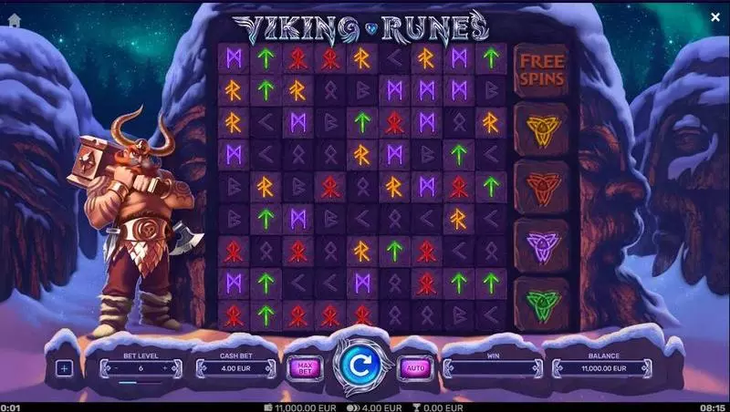 Play Viking Runes Slot Main Screen Reels