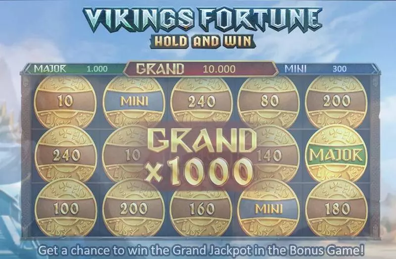 Play Vikings Fortune: Hold and Win Slot Main Screen Reels