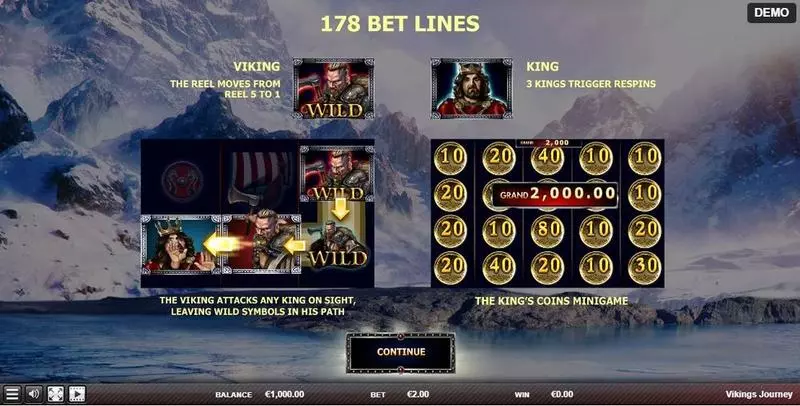 Play Vikings Journey Slot Info and Rules