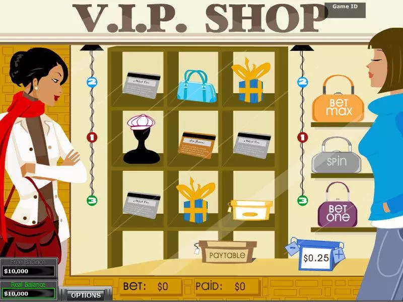 Play VIP Shop Slot Main Screen Reels