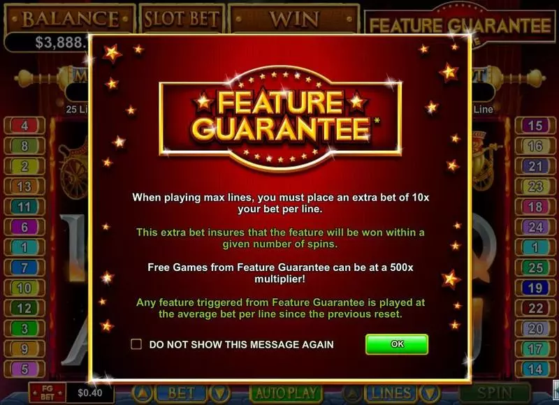 Play Vulcan Slot Info and Rules