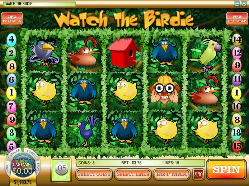 Play Watch the Birdie Slot Main Screen Reels