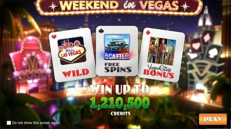 Play Weekend in Vegas Slot Info and Rules