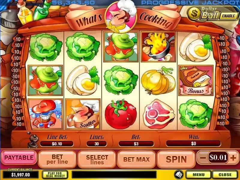 Play What's Cooking Slot Main Screen Reels