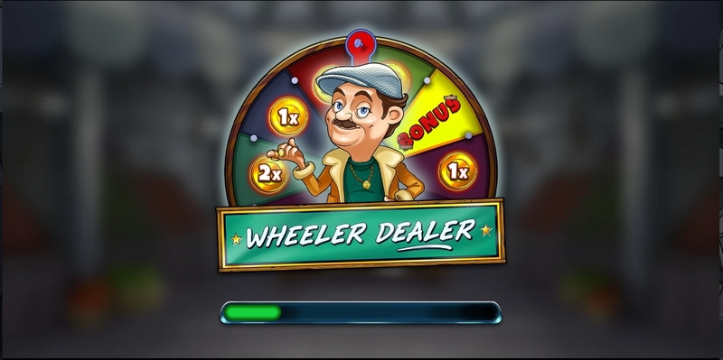 Play Wheeler Dealer Buy Bonus Slot Introduction Screen