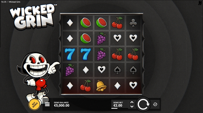 Play Wicked Grin Slot Main Screen Reels