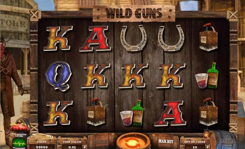 Play Wild Guns Slot Main Screen Reels