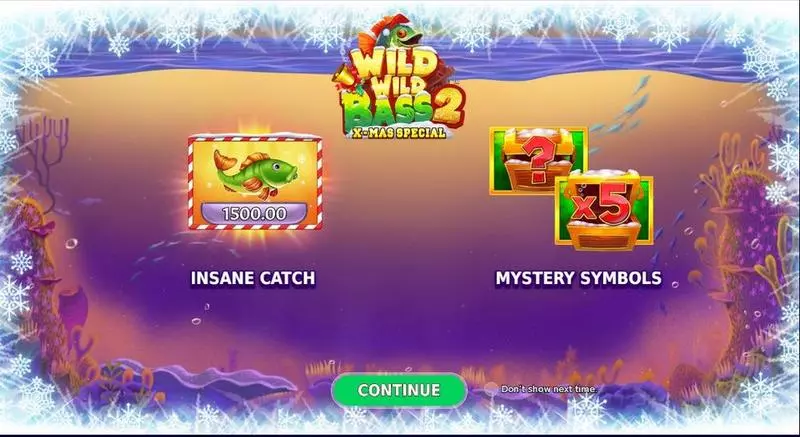 Play Wild Wild Bass 2 Xmas Special Slot Introduction Screen