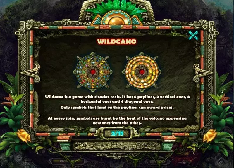 Play Wildcano Slot Info and Rules