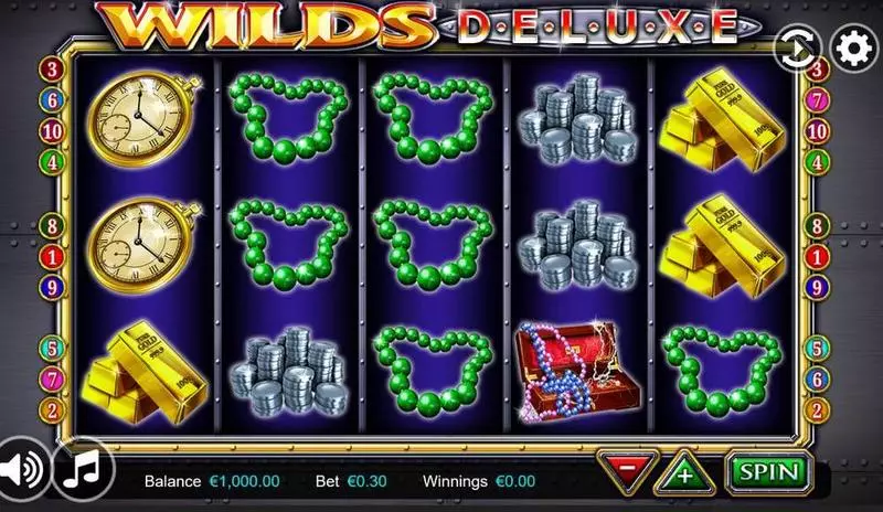 Play Wilds Deluxe  Slot Main Screen Reels