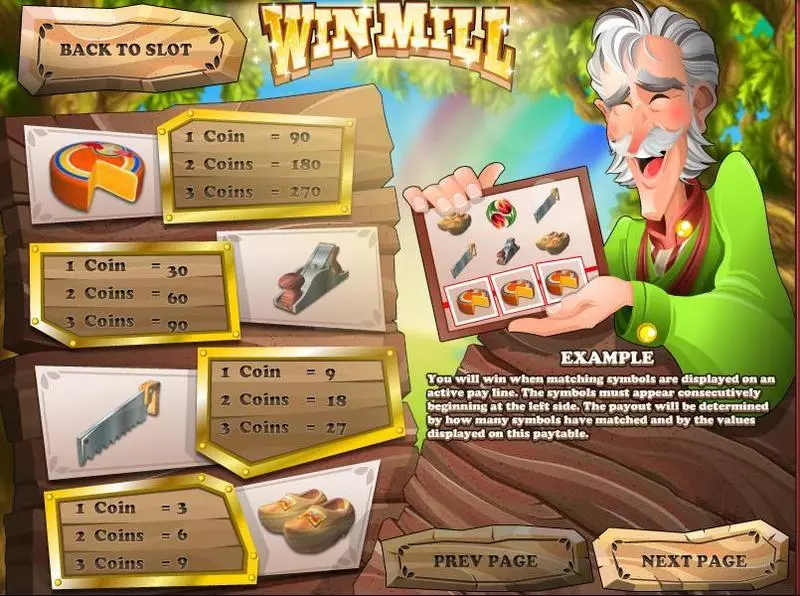 Play Win Mill Slot Info and Rules