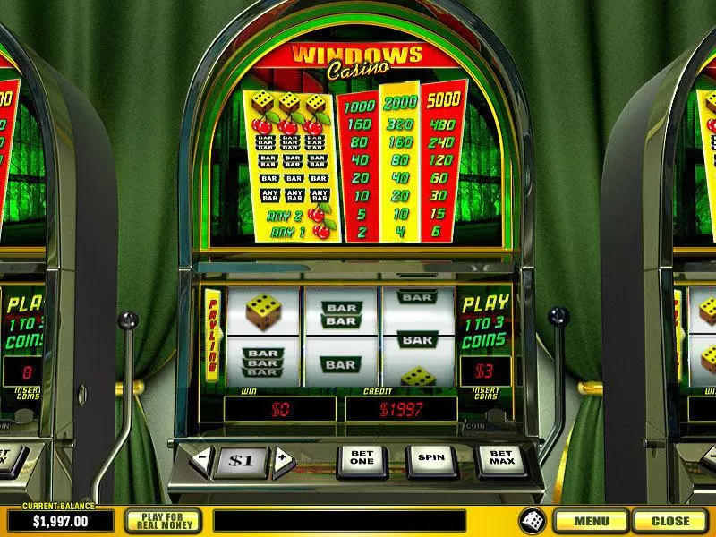 Play Windows Casino Slot Main Screen Reels