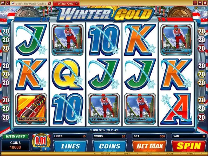 Play Winter Gold Slot Main Screen Reels