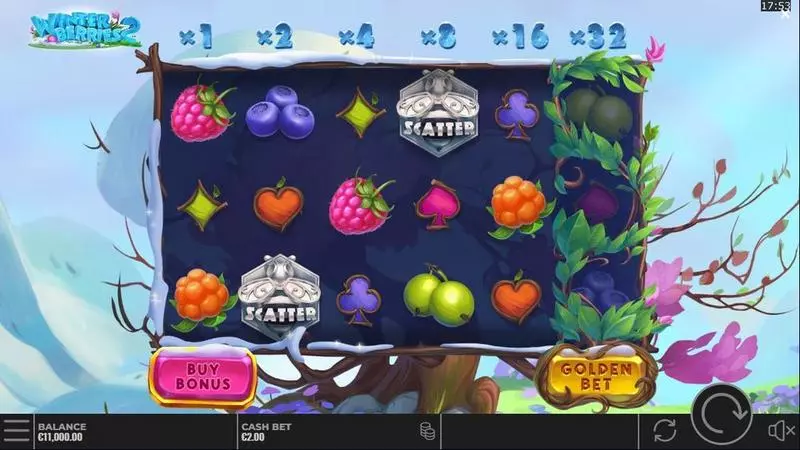 Play Winterberries 2  Slot Main Screen Reels