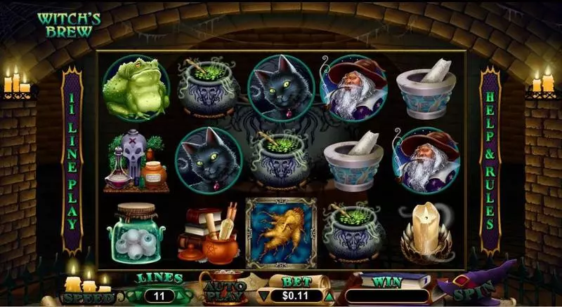 Play Witch's Brew Slot Main Screen Reels