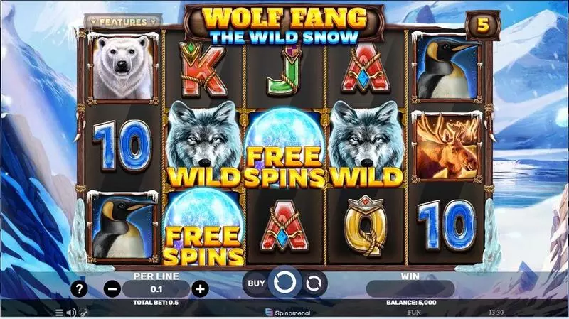 Play Wolf Fang – Supermoon Slot Main Screen Reels