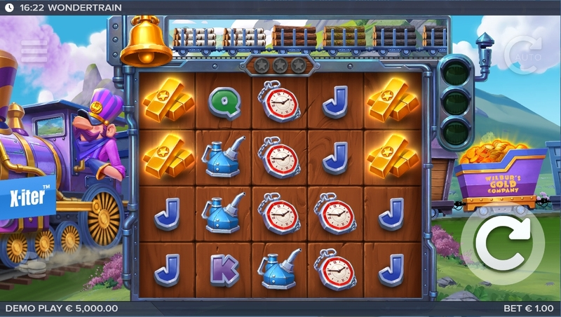 Play Wondertrain Slot Main Screen Reels