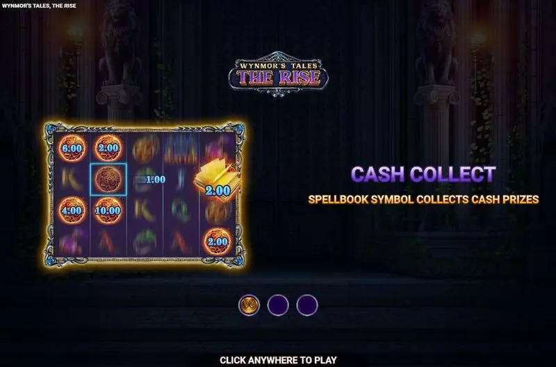 Play Wynmor’s Tales The Rise Slot Introduction Screen