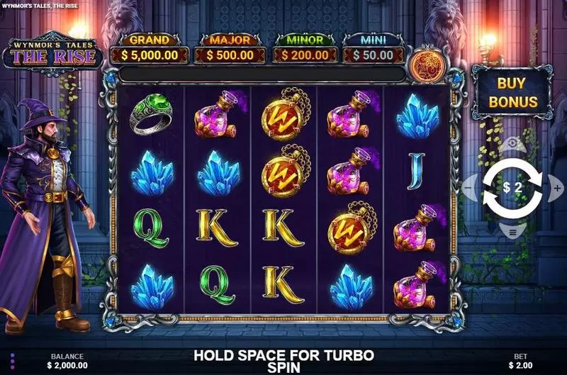 Play Wynmor’s Tales The Rise Slot Main Screen Reels